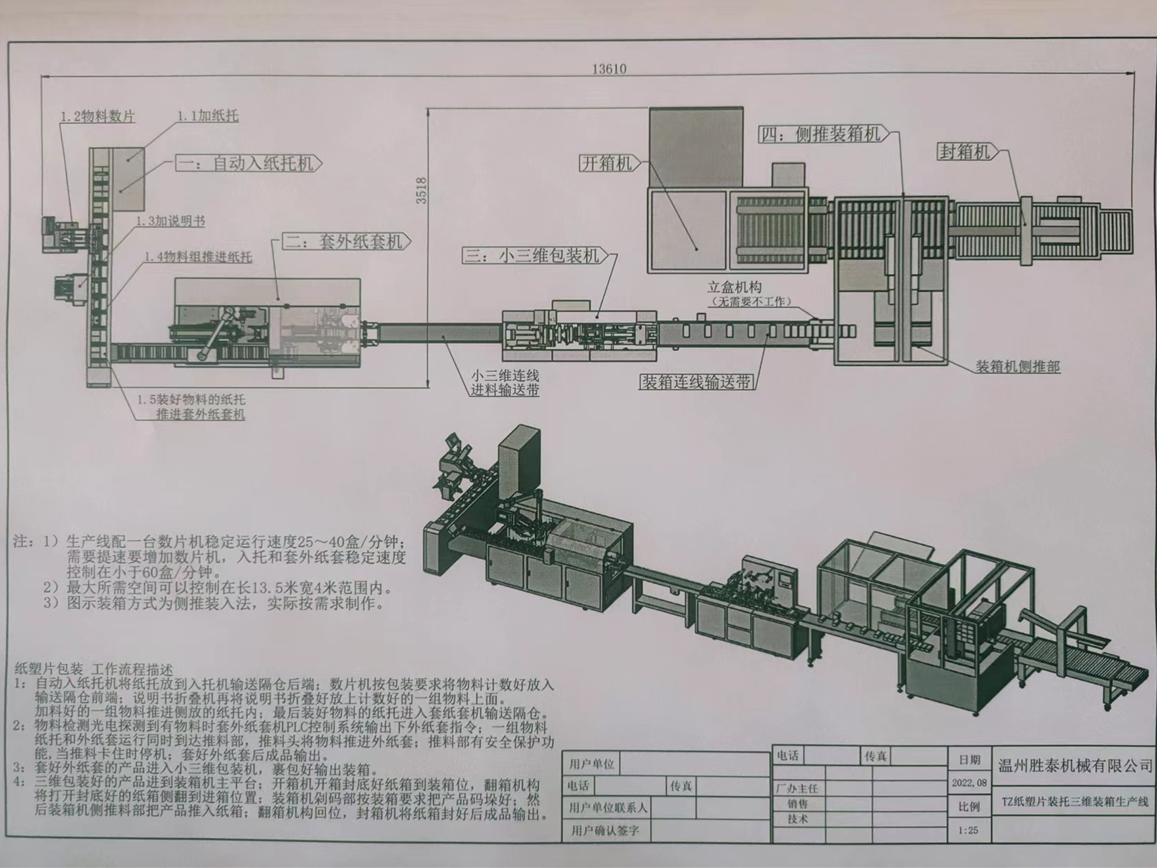 医用产品自动装盒机生产线